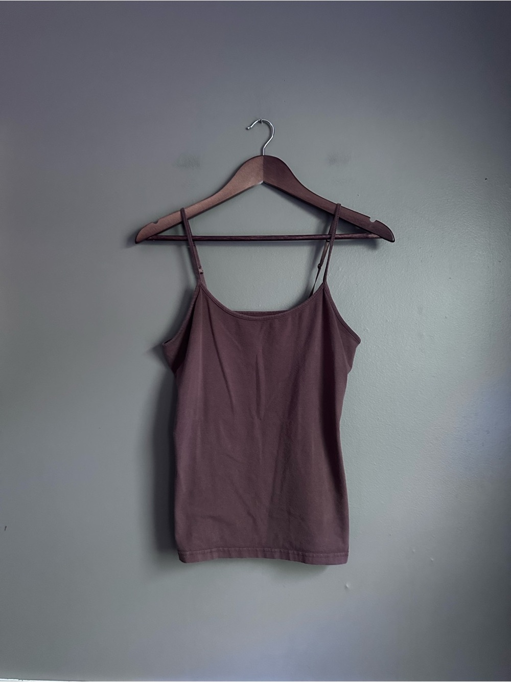 Gap Cami Tank Women’s Size Medium Brown Adjustable Straps Stretch